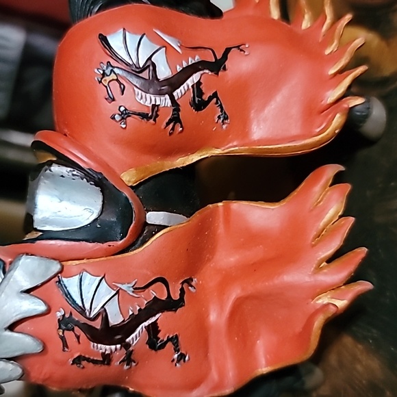 2006 Papo Toys Dark Price Dragon King Horse Figurine - Picture 2 of 5